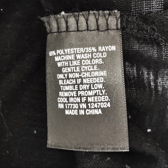 Mossimo Black T-Shirt Dress Size XL - Picture 6 of 8